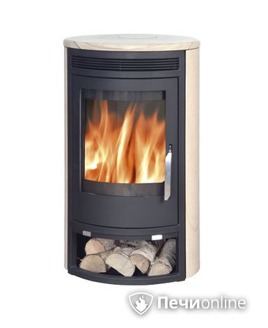 Печь-камин ABX Arktis 8, черная сталь, бразильский песч.с верх. плитой в Домодедово